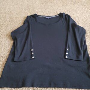 Basic Black Jones of New York Knit Top